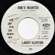 LARRY CLINTON W/D, SHE'S WANTED